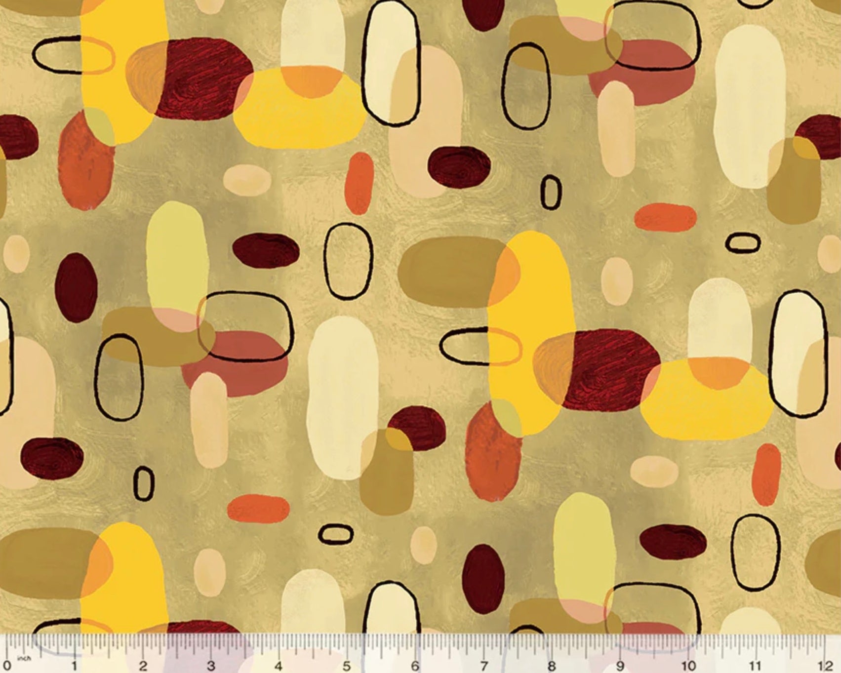 Carousel - Jelly Bean Citrus from Windham Fabrics