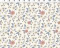 Kitten Fun - Floral Multi from Clothworks Fabric