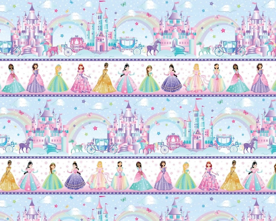Fairytale Dreams - Stripe Multi from Benartex Fabrics