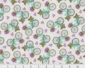 Blessed Nest - Beautiful Ride Bicycles Pale Cloud from Benartex Fabrics
