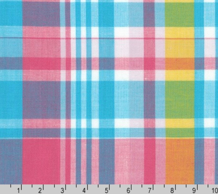 Mad for Madras - Plaids Candy Pink 56 Inches Wide from Robert Kaufman Fabric