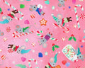 Jingle Pals - Mice Candy Pink from Robert Kaufman Fabric