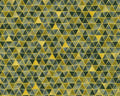 Ancient Beauty - Triangles Metal Metallic from Robert Kaufman Fabric