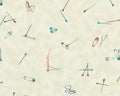 Make It Sew - Pins Vintage White from Robert Kaufman Fabric