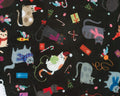 Jingle Pals - Cats Mice Toss Licorice from Robert Kaufman Fabric