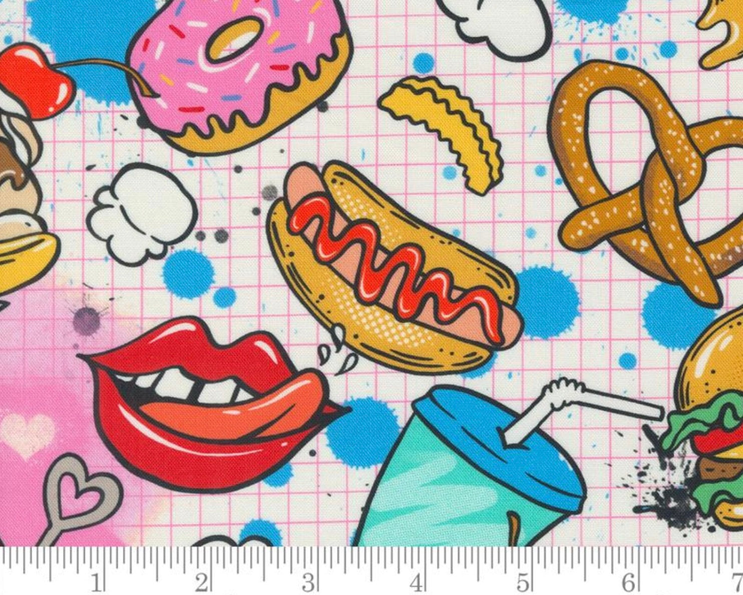 Snack Shack - Foods Cream 11940 11 from Moda Fabrics