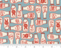 Farmstead - Milk Bottles Blue from Moda Fabrics
