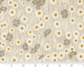 Fields of Flowers - Little Flowers Stems Flax from Moda Fabrics