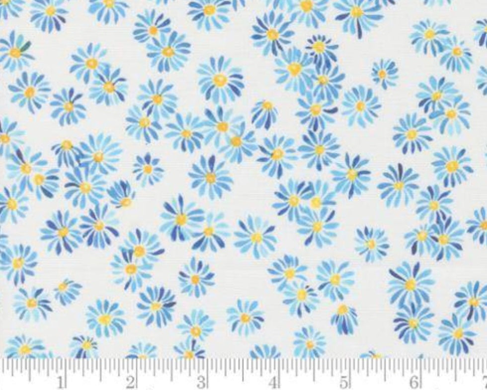 Sunshine Blue Skies - Little Flowers Water from Moda Fabrics