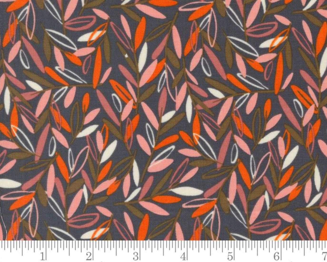 Things Above - Leafscape Blenders Leaf Dk Grey from Moda Fabrics