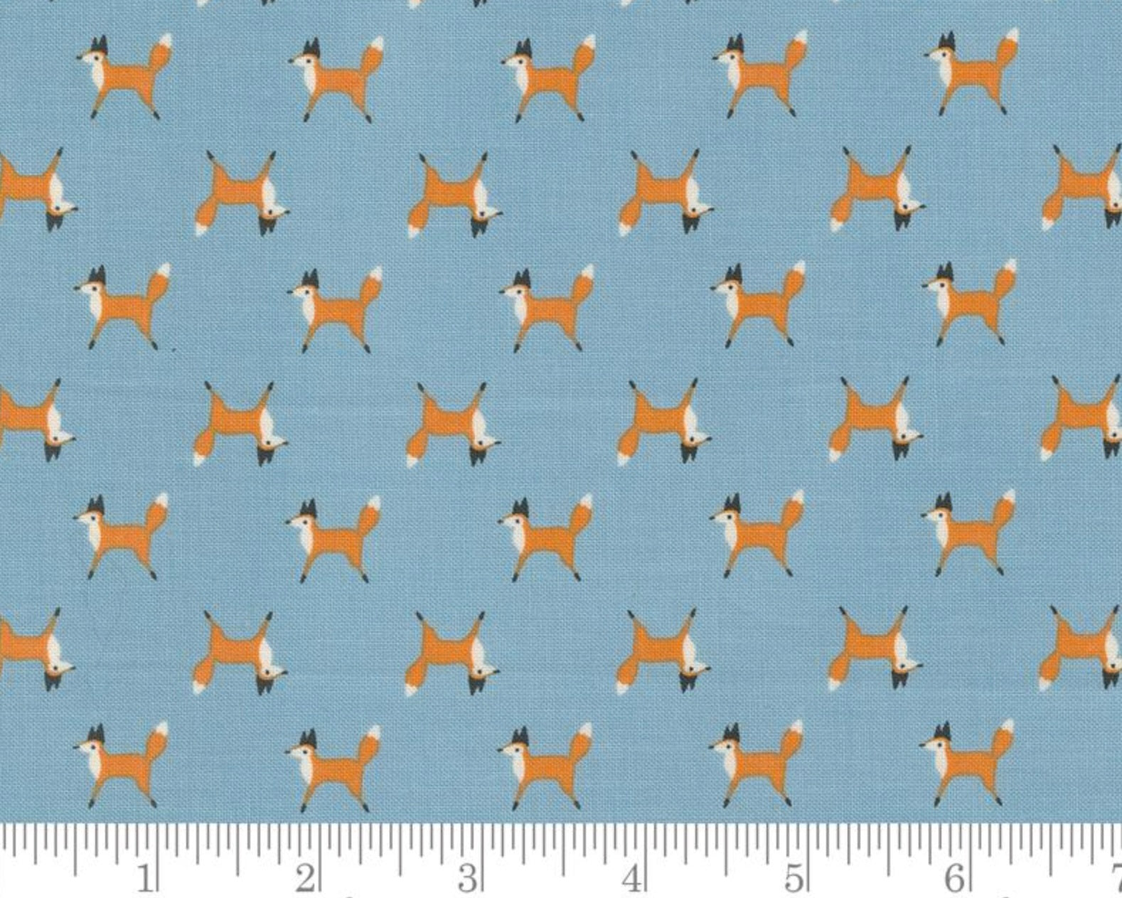 Woodland Wonder - Fox Trot Sky Blue from Moda Fabrics
