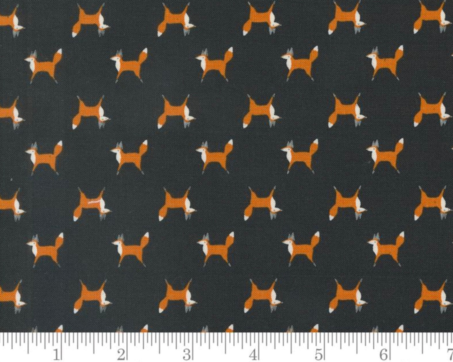 Woodland Wonder - Fox Trot Midnight Black from Moda Fabrics