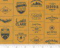 Timber Camp - Badges Honey from Moda Fabrics