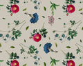 Chiffon Print - Spring Buds Grey 58 Inches from David Textiles Fabrics