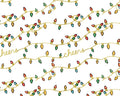 North Pole Social Club - Cheers Lights White from Camelot Fabrics