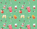 North Pole Social Club - Happy Hour Drinks from Camelot Fabrics