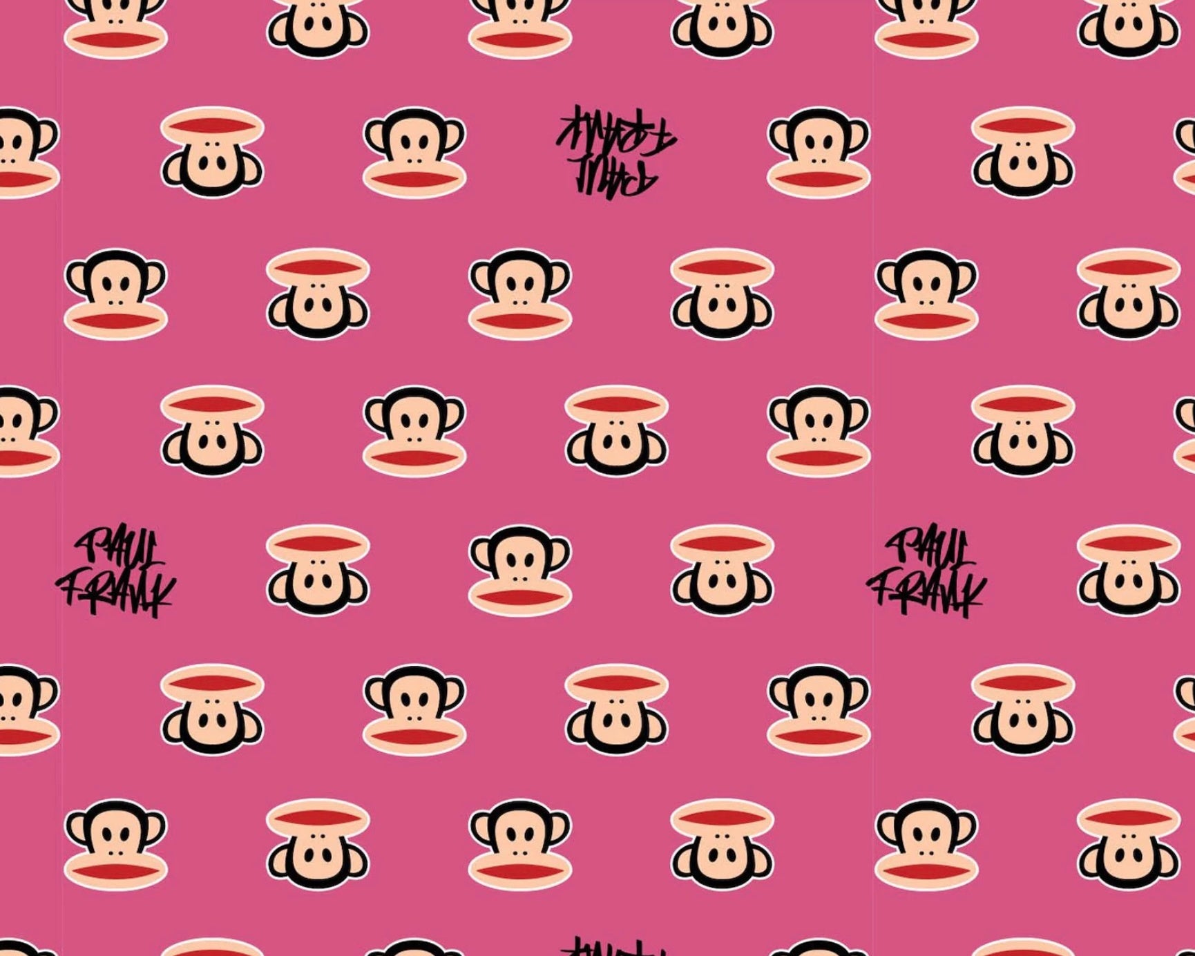 Paul Frank - Classic Julius Pink from Camelot Fabrics