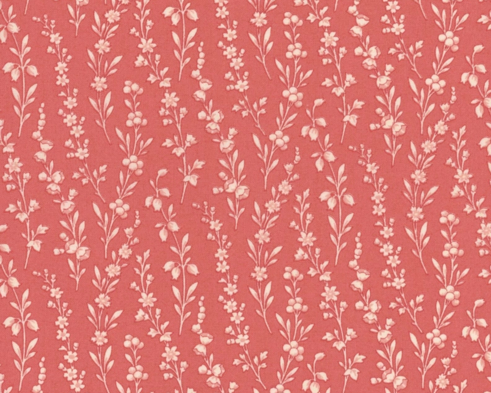Regal Rose - Floral Stripe Pink from Maywood Studio Fabric