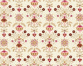 Winter Whispers - Little Doll Christmas Cream from Felicity Fabrics