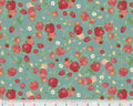 Forest Fruits - Strawberries Teal by Betsy Olmsted from Windham Fabrics