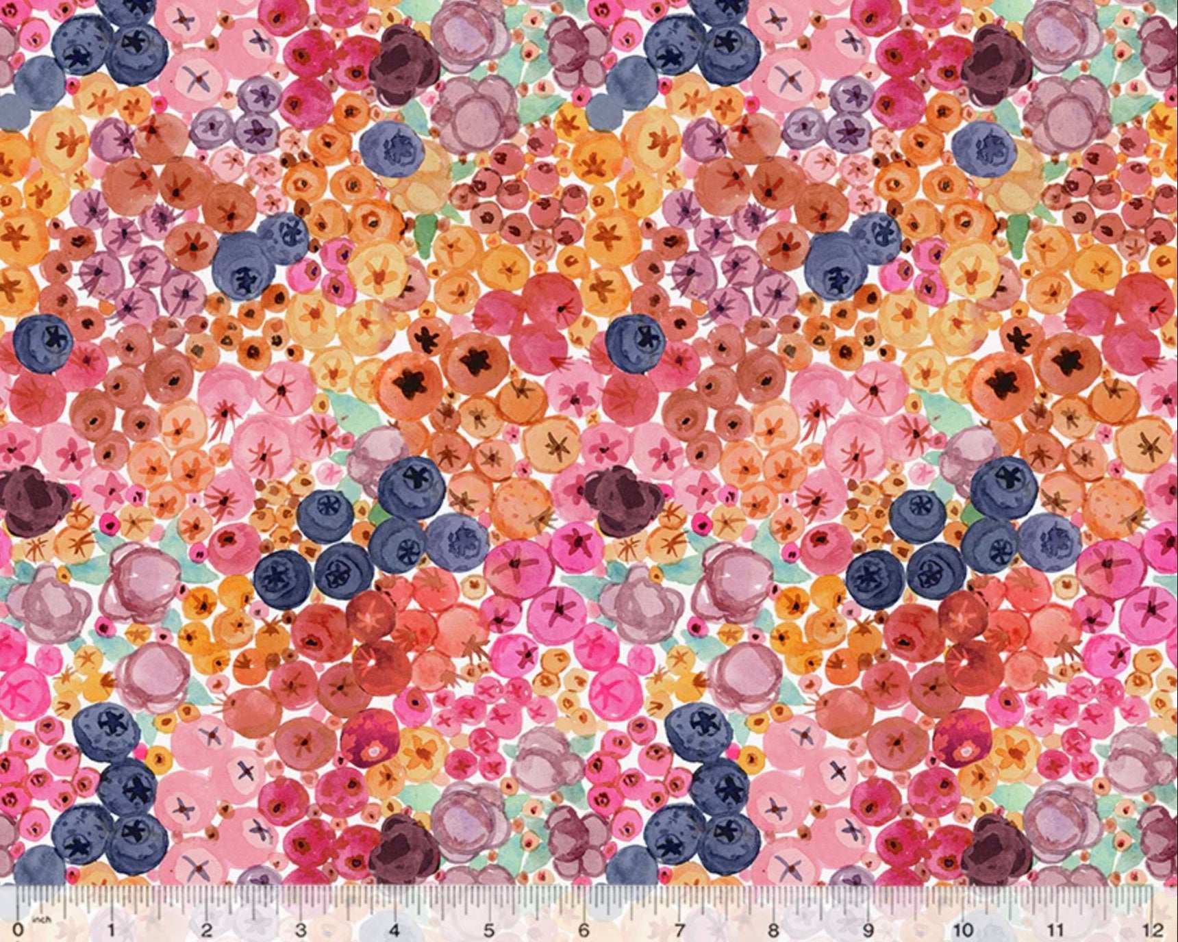 Forest Fruits - Ripe Berries Pink by Betsy Olmsted from Windham Fabrics