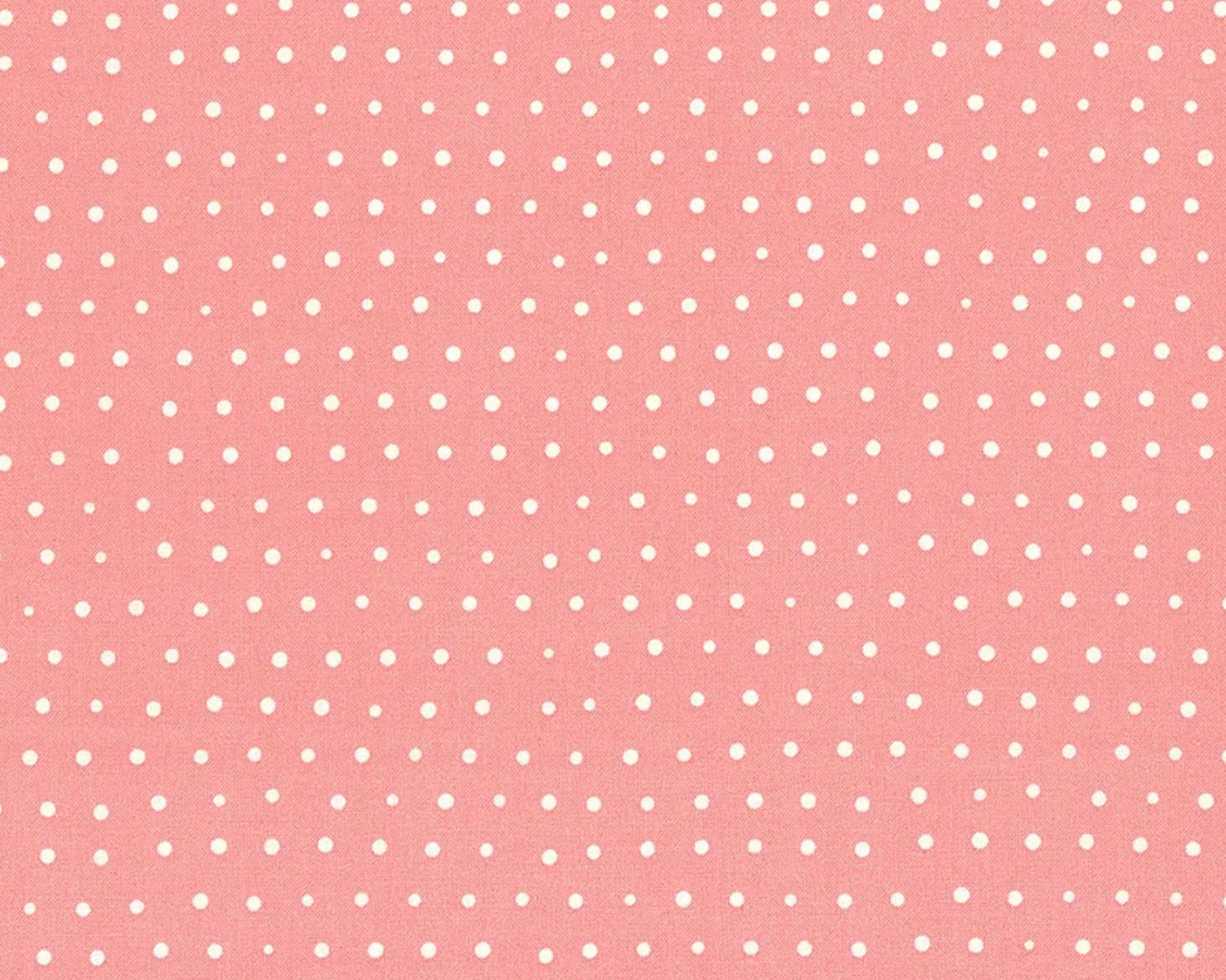Bloom and Sew - Lots of Dots Salmon Pink from Andover Fabrics