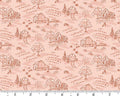 Heartland - Little Toile Peachy Pink from Andover Fabrics