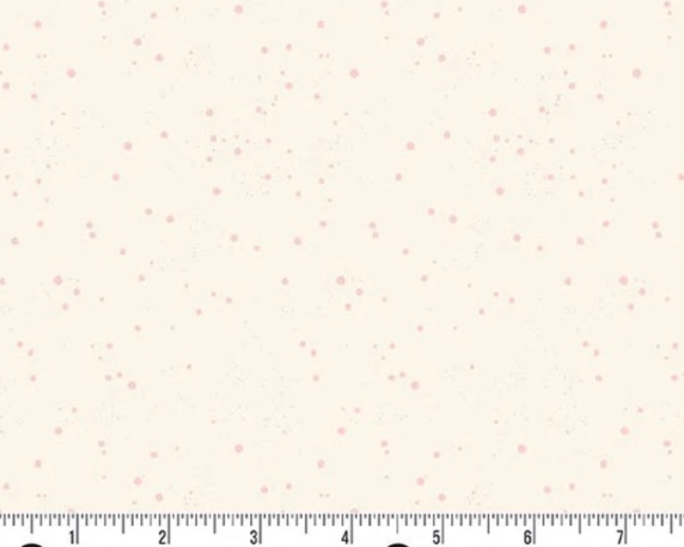 Petals and Stitches - Tinted Dots Cream from Andover Fabrics