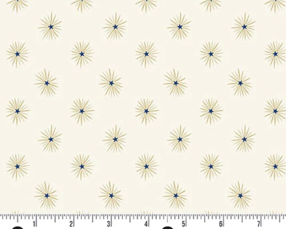 Tradition - Star Burst White from Andover Fabrics