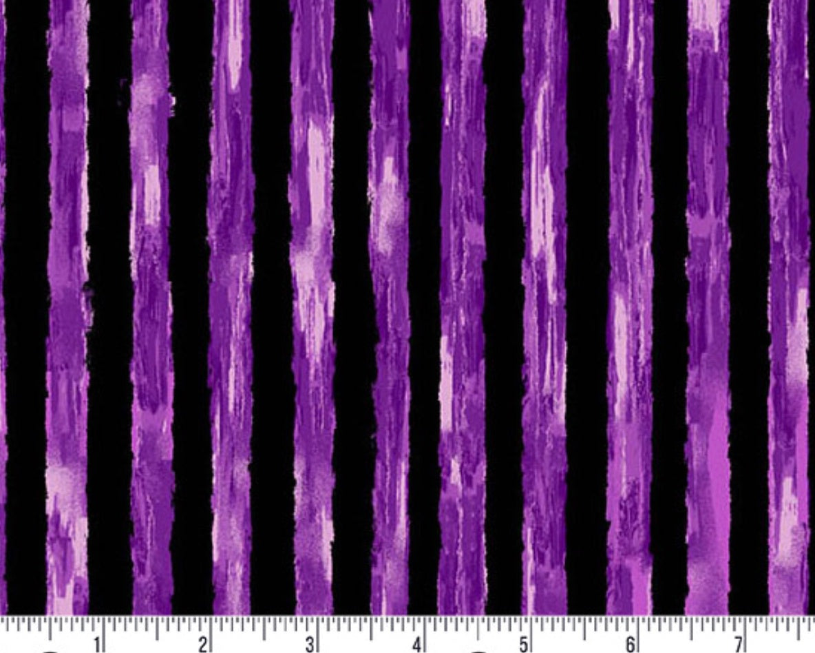 Phantasm - Shadow Stripe Elixir Purple from Andover Fabrics