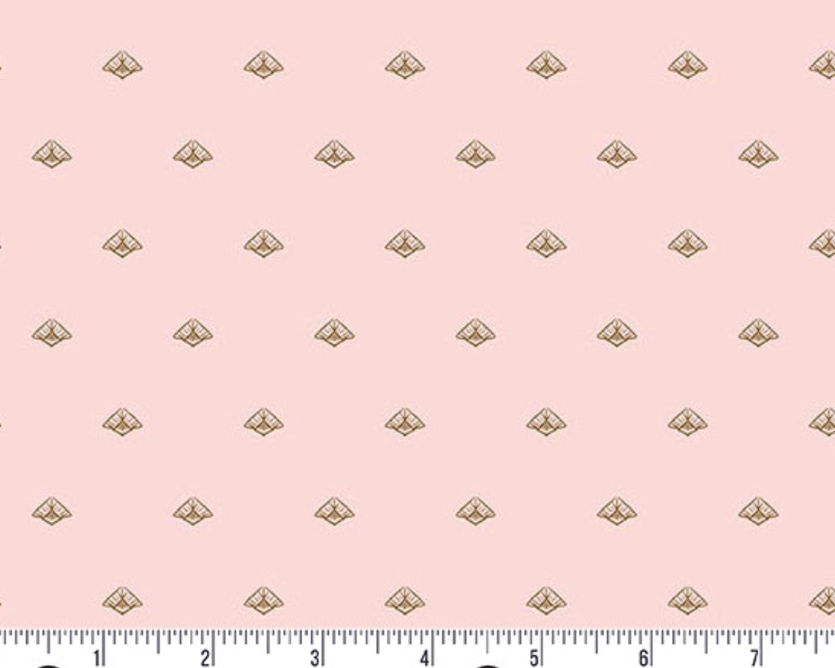 Flourish - Garden Ferns Pink from Andover Fabrics