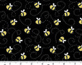 Sunny Honey - Buzzy Bees Black from Andover Fabrics