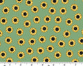 Sunny Honey - Sunny Days Daisy Green from Andover Fabrics