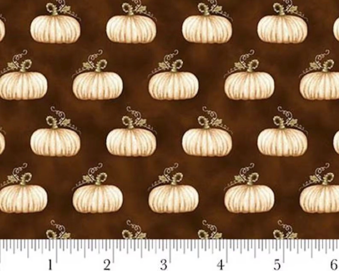 Hello Pumpkin - Pumpkins Brown from Henry Glass Fabric