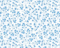 Blissful Blues - Ferns All Over White from Wilmington Prints Fabric