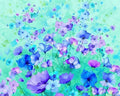 Bellagio Floral PANEL 24 Inches from Timeless Treasures Fabric