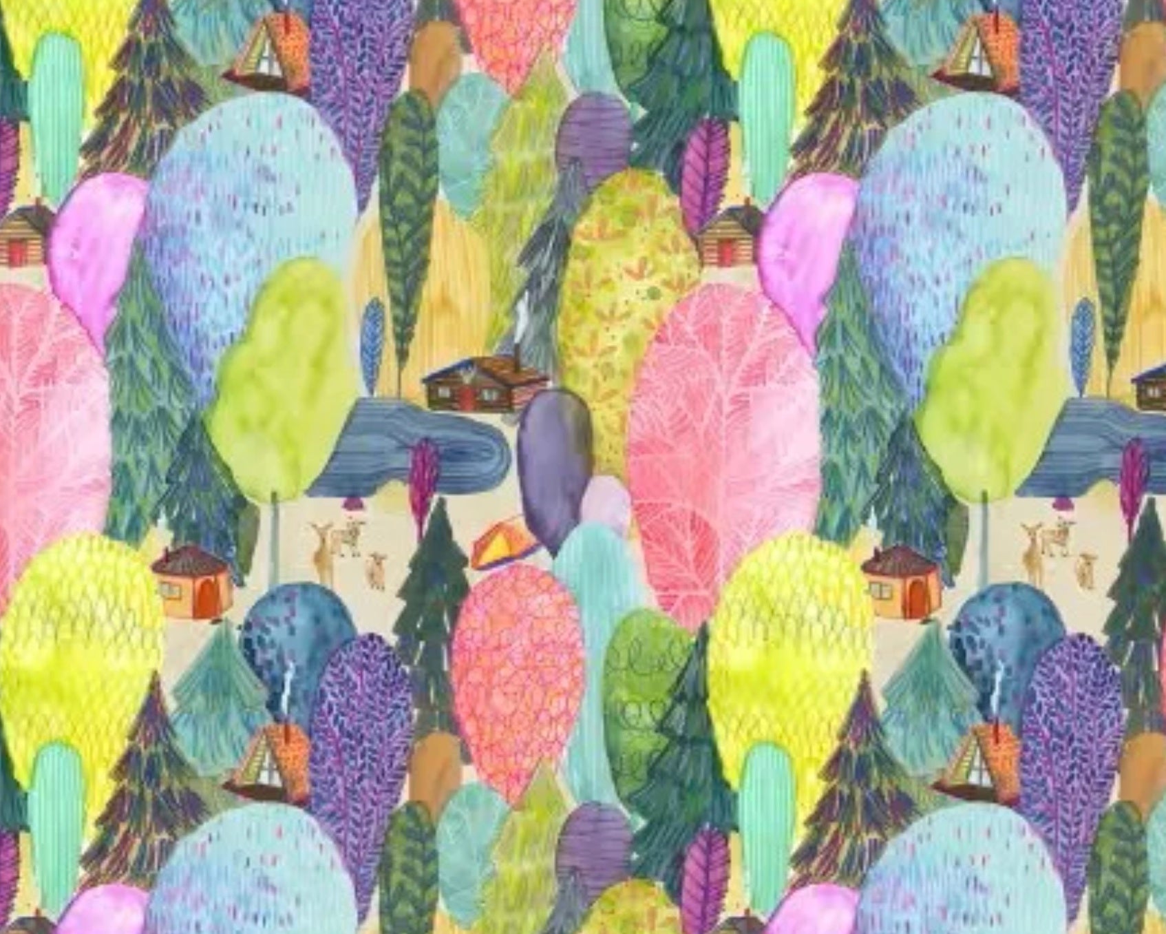 Nature Walk - Forest from Dear Stella Fabric