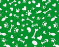 Cat Paw Ditsy Green from David Textiles Fabrics