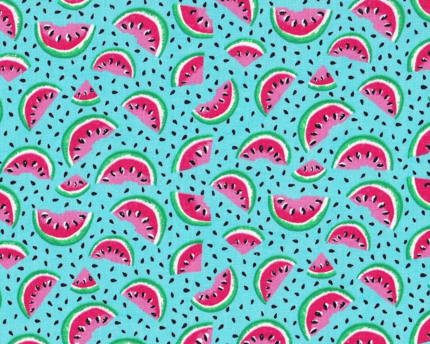 Watermelon Blue from Fabric Traditions Fabric