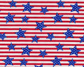 Blue Stars on Stripes from Fabric Traditions Fabric