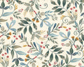 Norwegian Forest - Forest Foliage Cream from Henry Glass Fabric