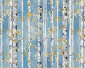 Behind Blue Eyes - Birch Trees from Studio E Fabrics