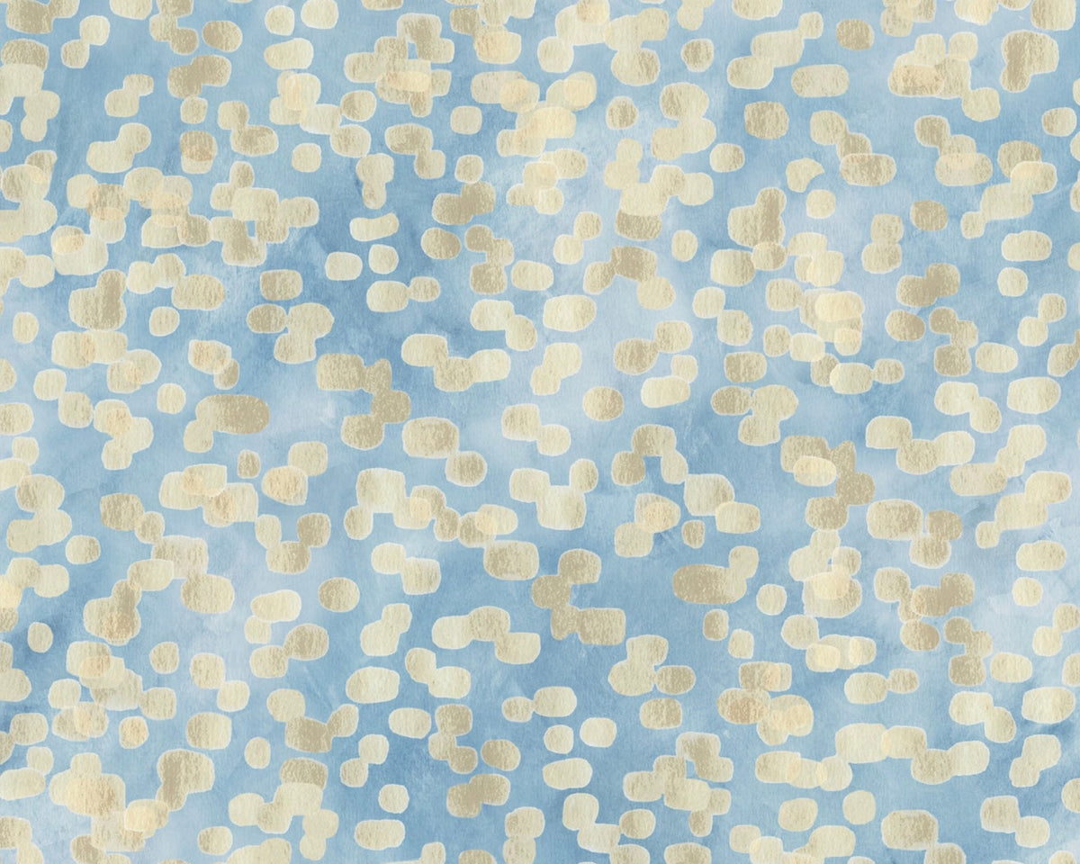 Behind Blue Eyes - Golden Dots from Studio E Fabrics