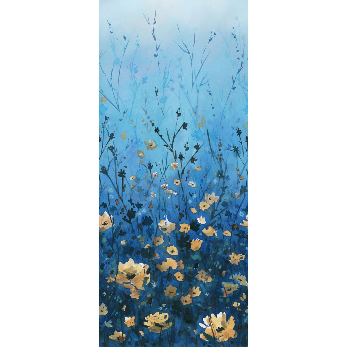 Behind Blue Eyes - Reaching Floral from Studio E Fabrics
