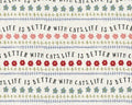 Every Home Every Cat - Life Is Better Stripes Beige from 3 Wishes Fabric