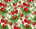 Berry Besties - Strawberries Plants from Henry Glass Fabric