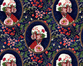 Cameo Appearance - Framed Portrait Florals from Blank Quilting Corporation Fabrics