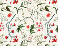 Cameo Appearance - Floral Sprigs Tossed Cream from Blank Quilting Corporation Fabrics