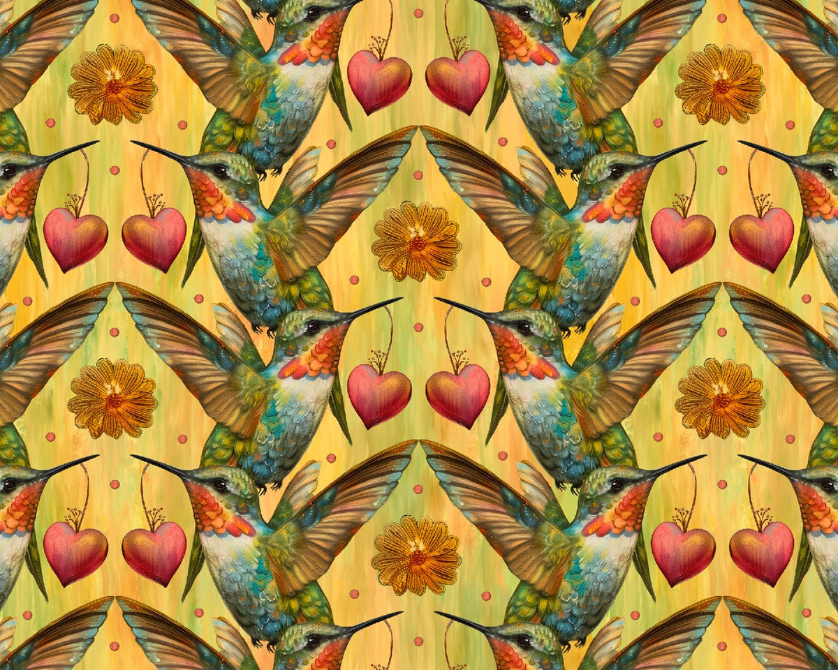 Enchanted Canopy - Hummingbirds from Blank Quilting Corporation Fabrics