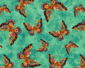 Enchanted Canopy - Decorated Butterflies Turquoise from Blank Quilting Corporation Fabrics
